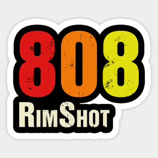 TR 808 Legendary Drum Machine RimShot Sticker